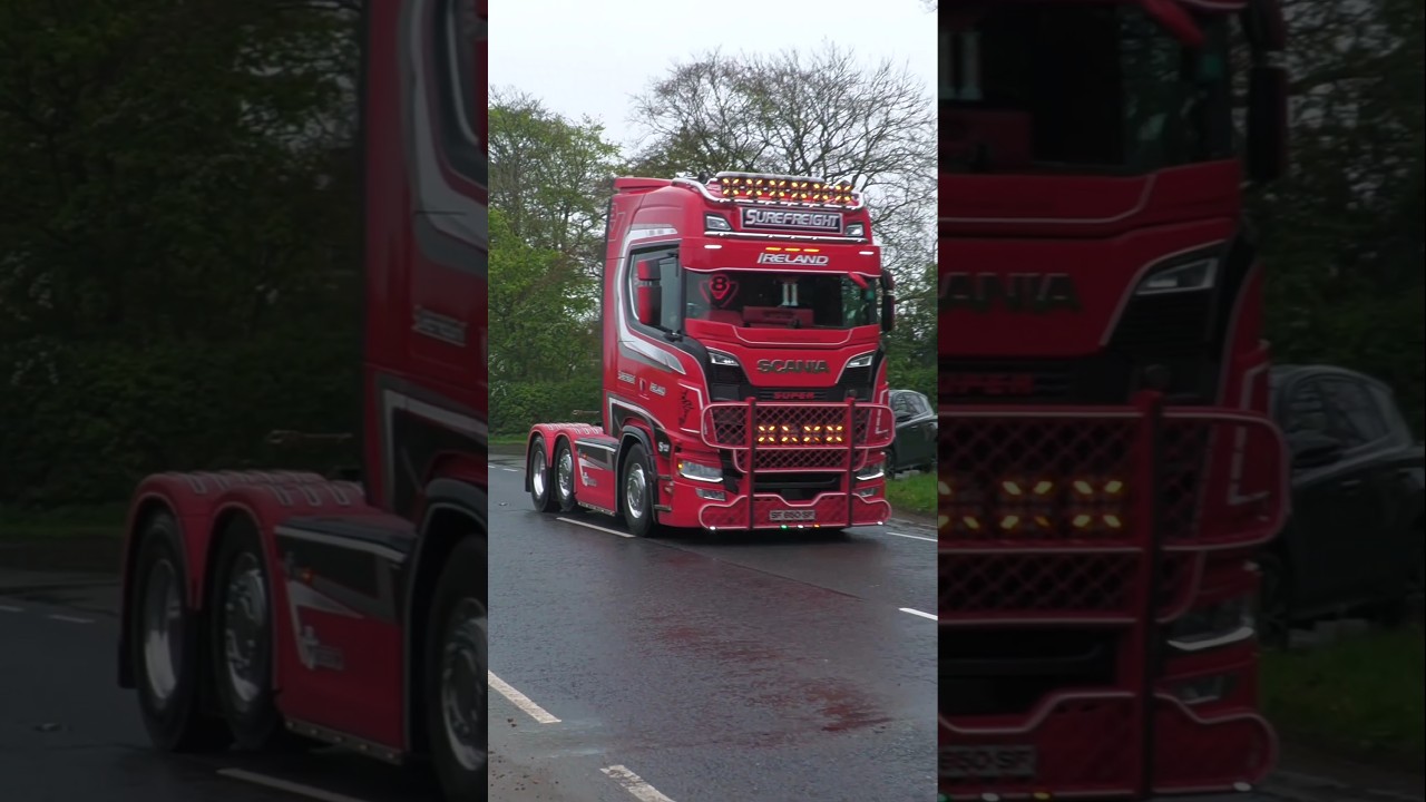 SCANIA Super 650S V8 | SureFreight | Truckfest Lincoln arrivals #truck