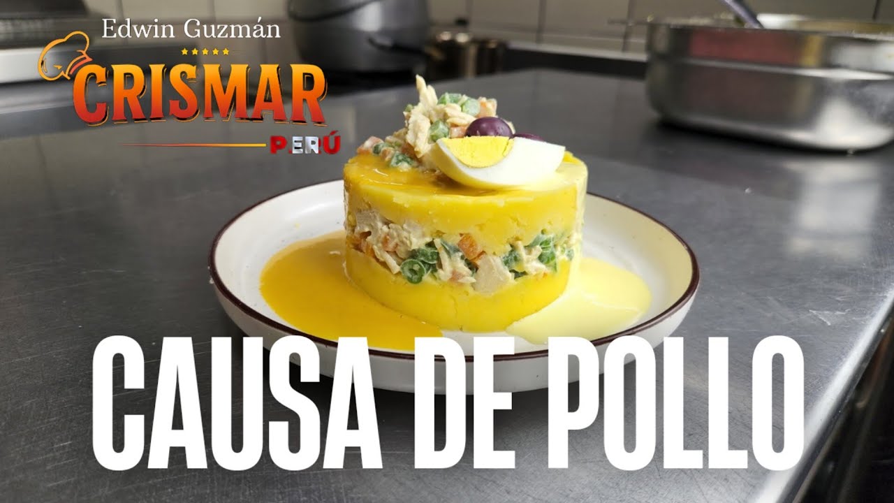 Como preparar CAUSA de pollo fácil y rápido