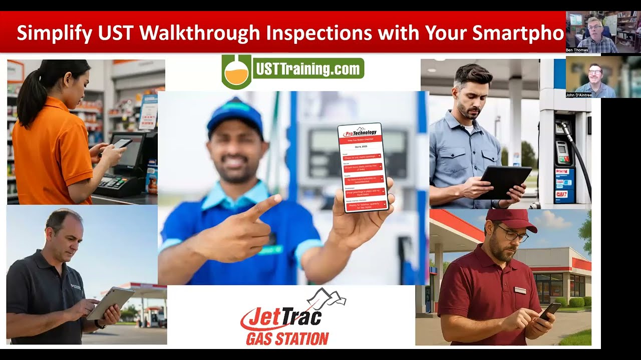 Performing your UST inspections from your phone with JetTrac Gas Station