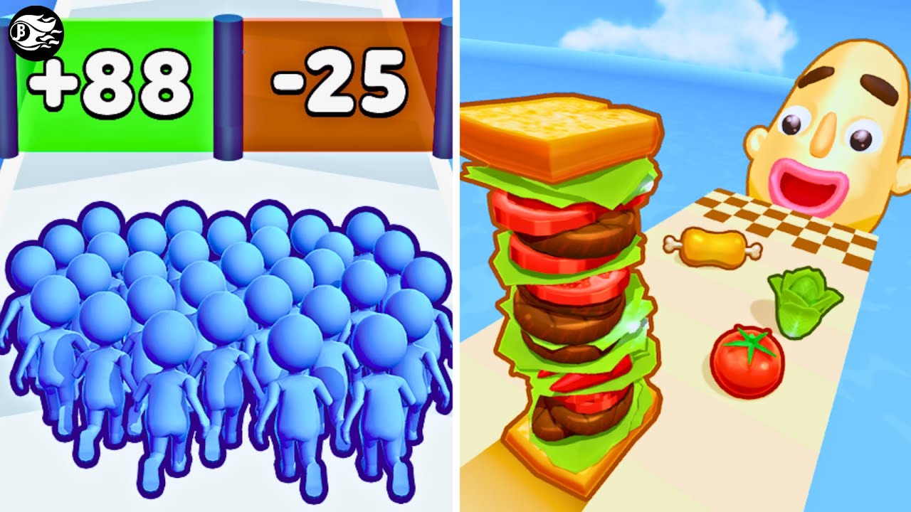 I Tested Sandwich Runner vs Count Master for MAX Gameplay