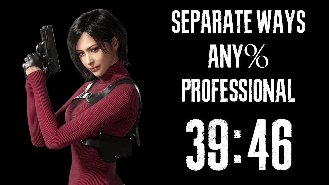 Resident Evil 4 (2023) - Separate Ways Any% Professional Speedrun [39:46]