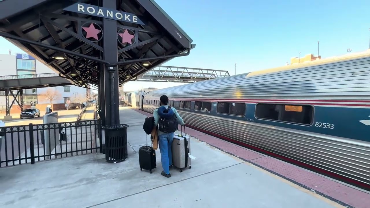 Early arrival in Roanoke on Amtrak 151