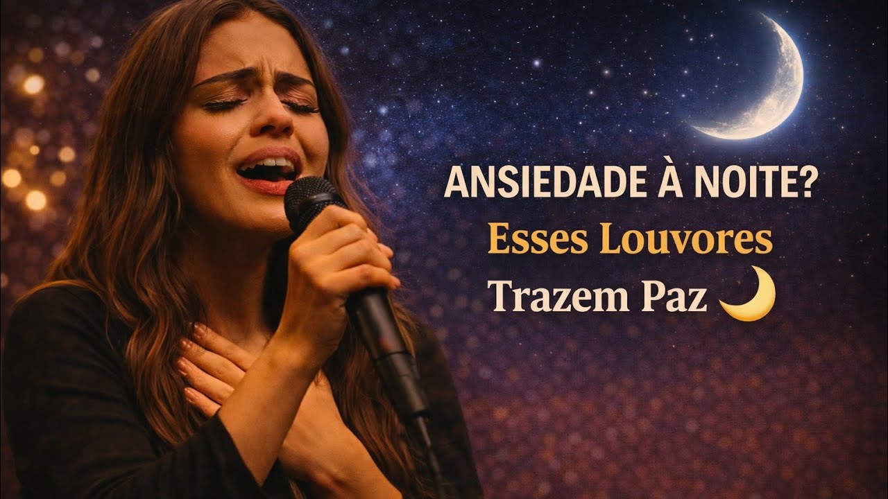 Ansiedade à Noite? Esses Louvores Trazem Paz 🌙 #louvor #adoracao #gospelmusic 