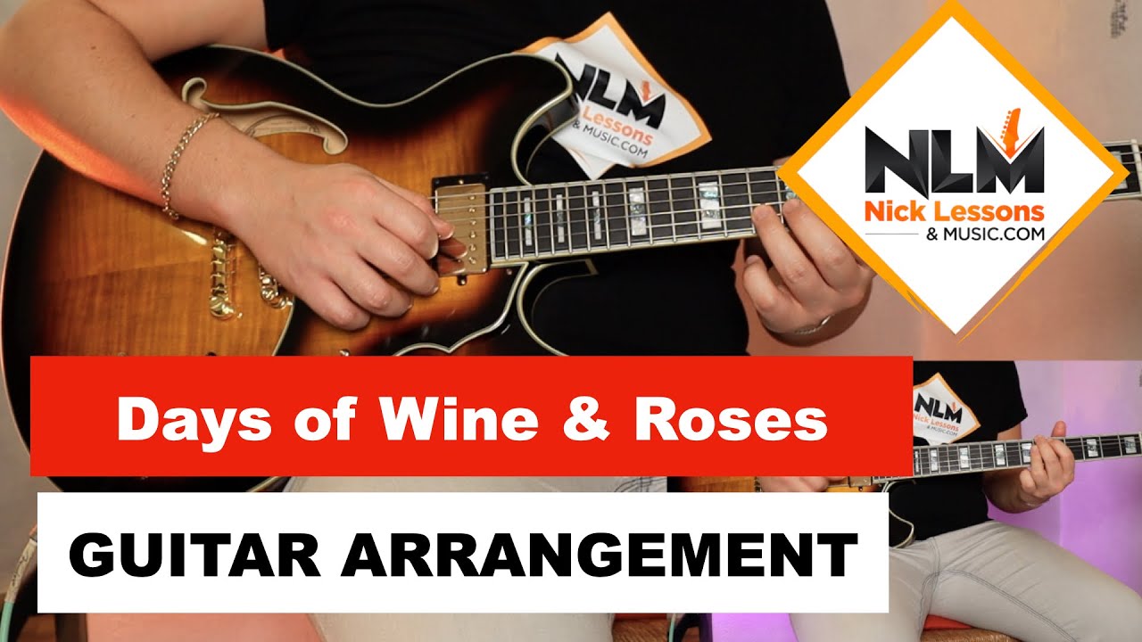 Days of wine and roses guitar-A jazz standard rearranged for guitar ( no talk).