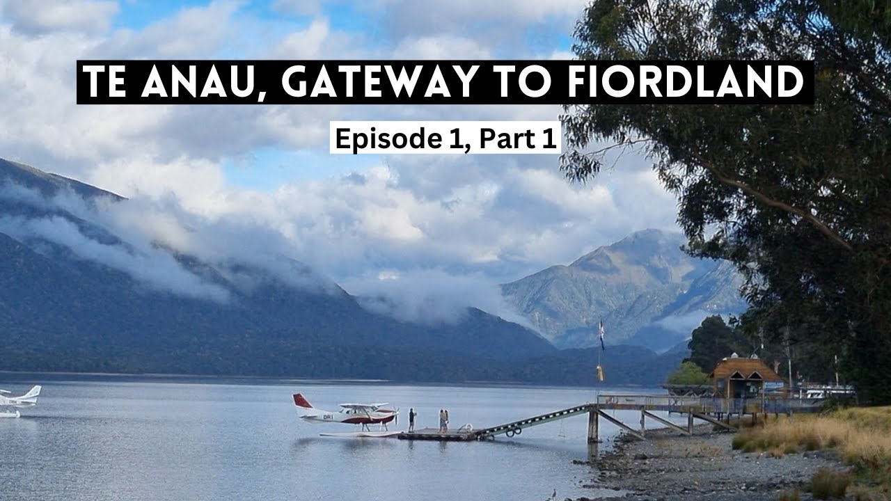 Te Anau, South Island, New Zealand/ Lake & street scene/ Bird Sanctuary/ Glow worm cave tour