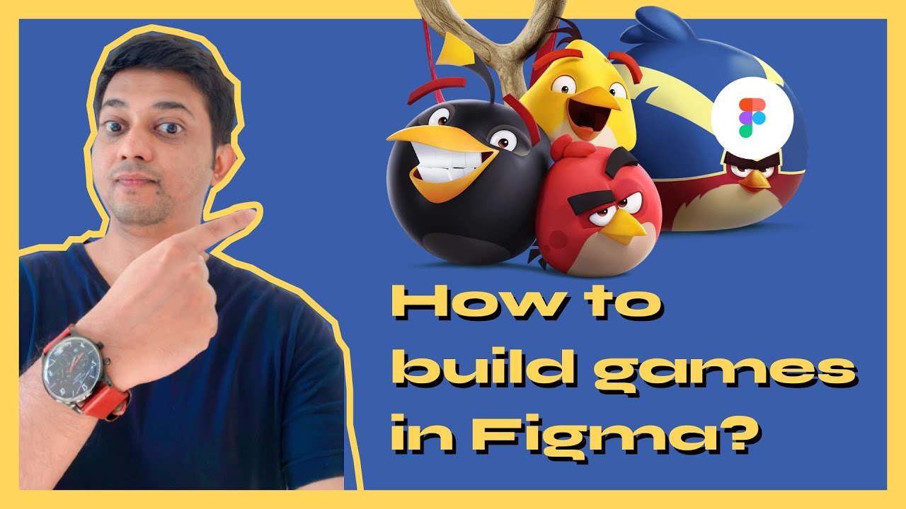 How to build Angry bird game in Figma | Source file included 🔗