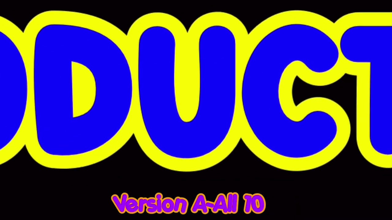 Cartoonito productions a-all 12 (My Version)