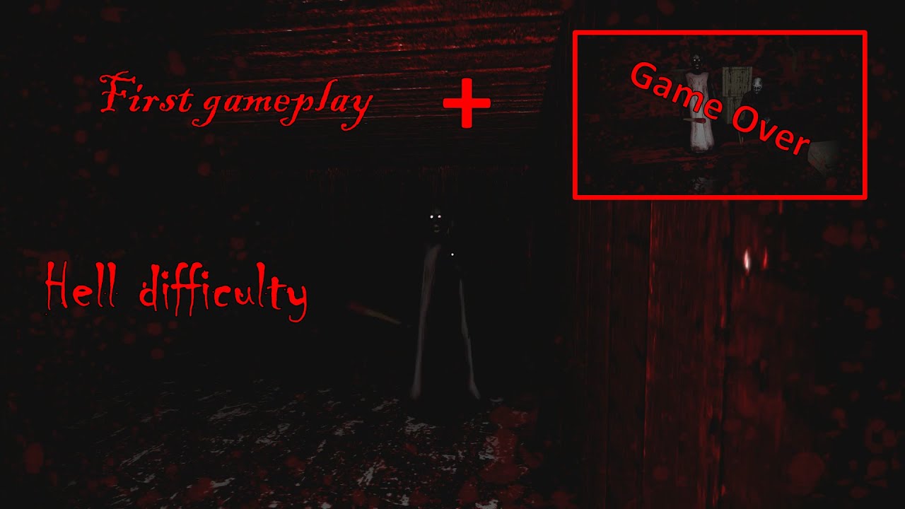 Granny 2 PC on hell difficulty, first gameplay + sea monster game over