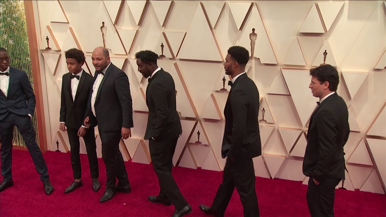 Oscars 2020 Arrivals: Les Miserables team with Ladj Ly | ScreenSlam