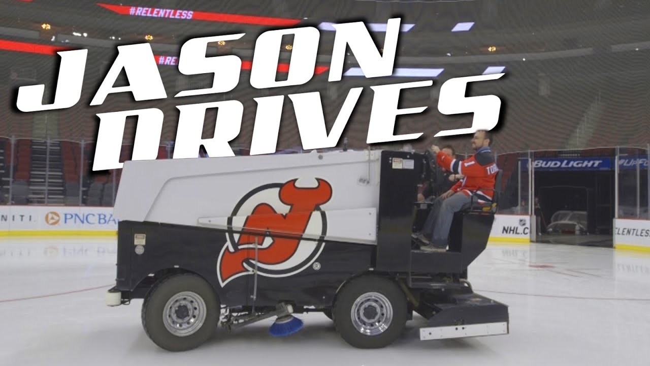What It's Like To Drive A Zamboni | Jason Drives
