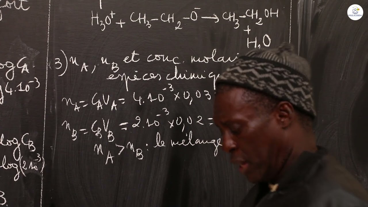 Exercices - Terminale S - PC: Chimie / Les acides forts et les bases fortes / Suite 2 /M. Diop