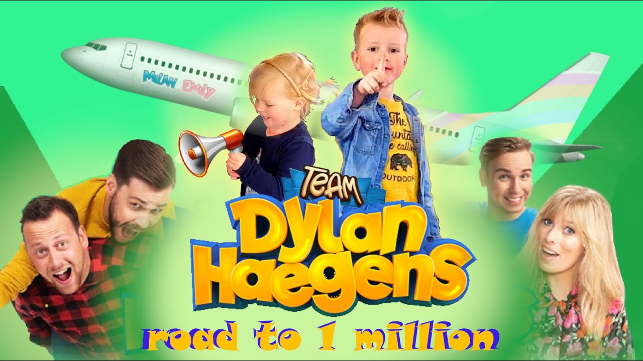 Vliegtuig Signaal Maken - Dylan Haegens road to 1 million - 1 miljoen abonnees ► Milan en Emily ◄