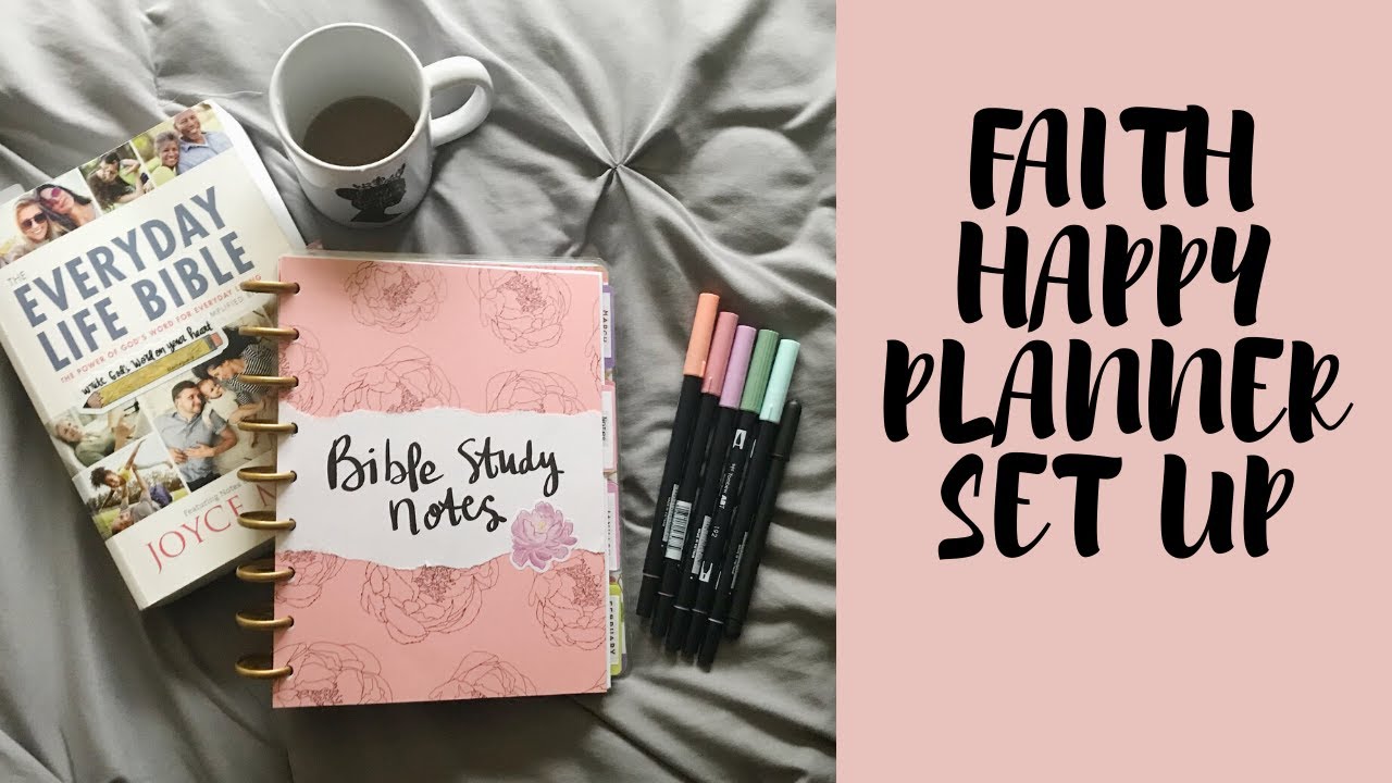 2021 FAITH HAPPY PLANNER SET UP | Creative Faith & Co.