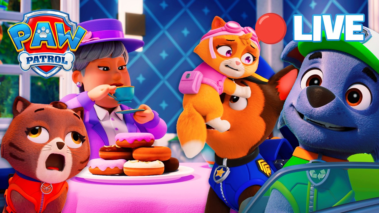 🔴 LIVE | Lunch Time Cartoons With The PAW Patrol! 🥪🍕 | PAW Patrol