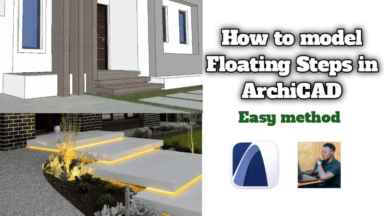 HOW TO MODEL FLOATING STEPS IN ARCHICAD