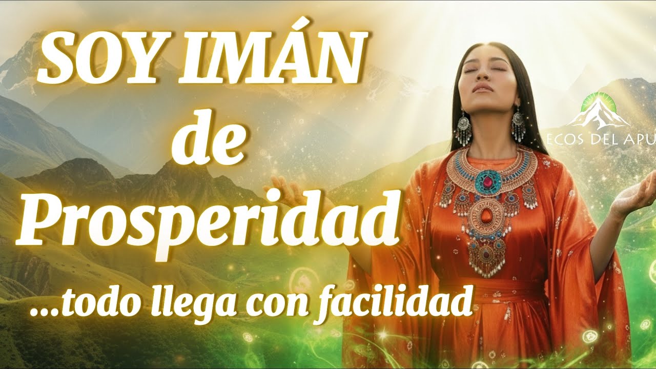 Canto Mantra de MANIFESTACIÓN y Ley de Atracción ✨ – Soy Imán de Prosperidad