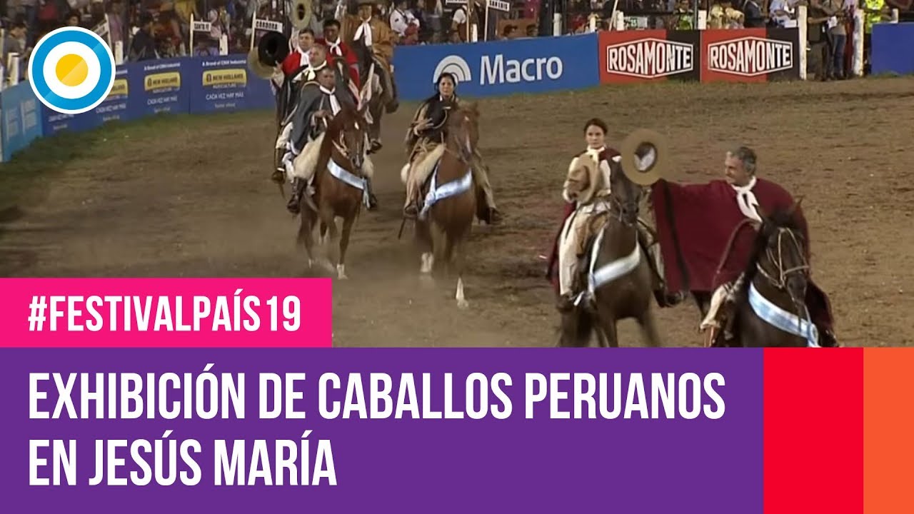 Exhibición de Caballos Peruanos en Jesús María - #FestivalPaís19
