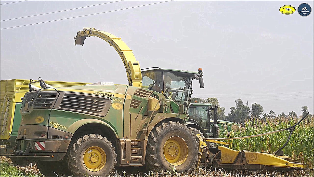 JD - 9900i & 3 6R + Ravizza - Agromeccanica Negroni - Insilato mais 2024