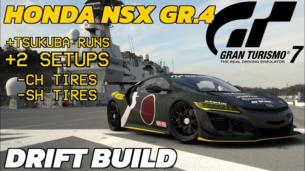 Honda NSX Gr.4 Drift Setup Gran Turismo 7