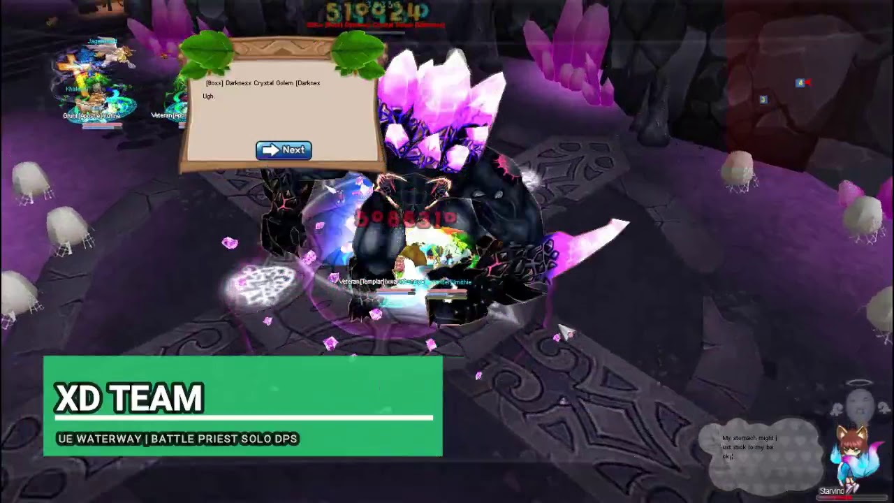 Seal Online: Battle Priest (TEMPLAR) SOLO DPS Waterway Dungeon