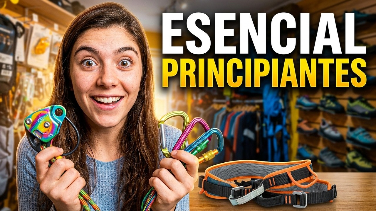 REALMENTE NECESITAS TODO ESE EQUIPO DE ESCALADA ?