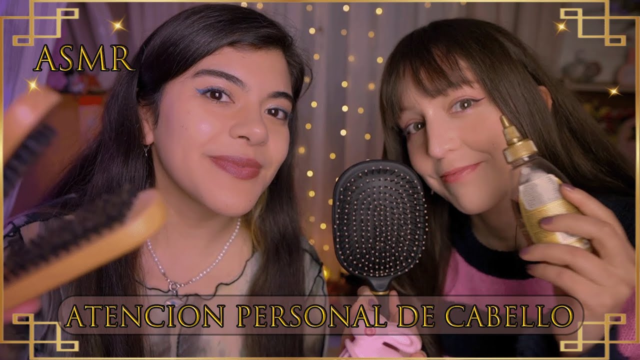 ⭐ASMR Индивидуальный уход за волосами на реальном человеке с @GisseASMR [Субтитры]