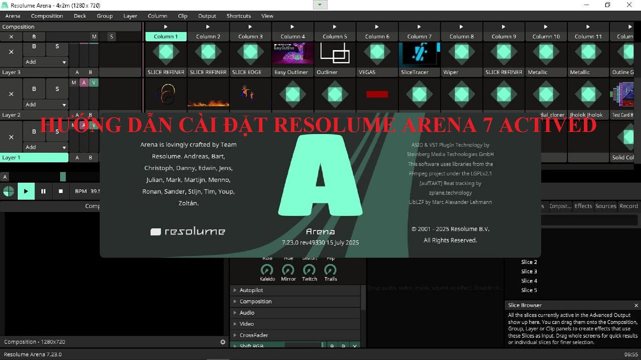 Hướng dẫn cài đặt resolume arena 7 actived chạy màn led #caidatmaytinh #resolumearena #vmix