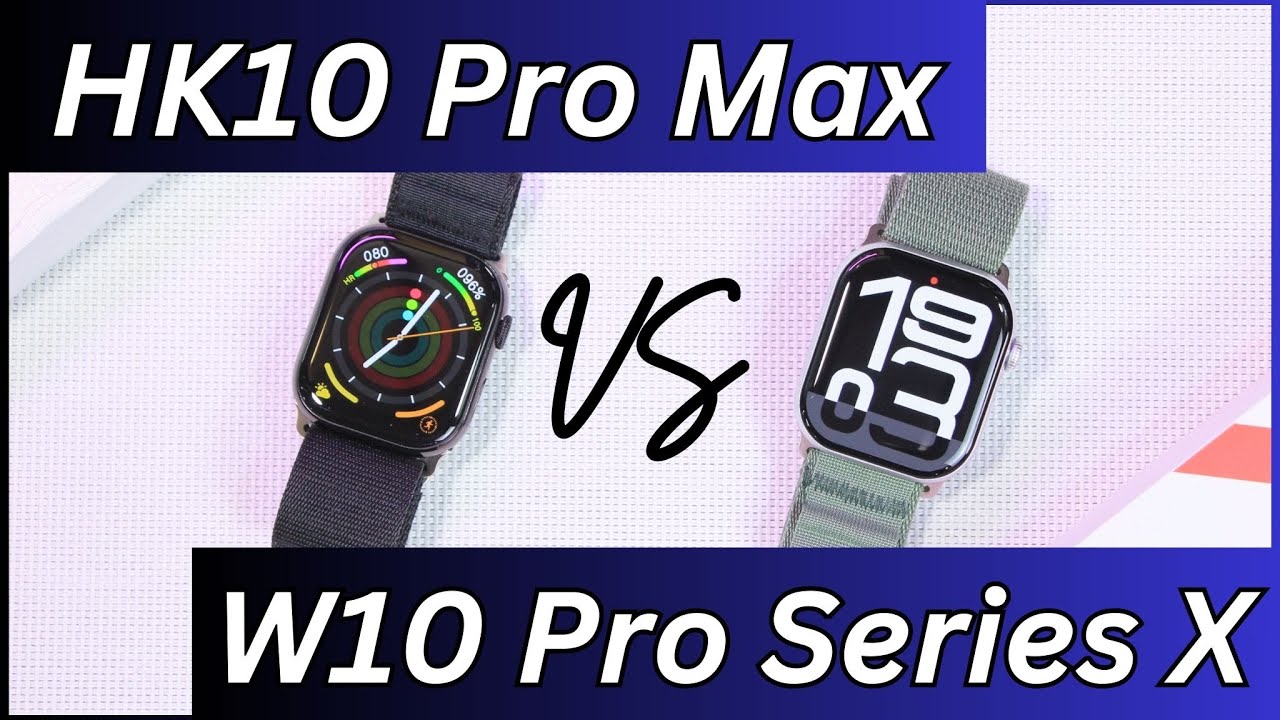 HK10 Pro Max vs Microwear W10 Pro X – The REAL Apple Watch Killer? 😱 Best Budget Smartwatch!