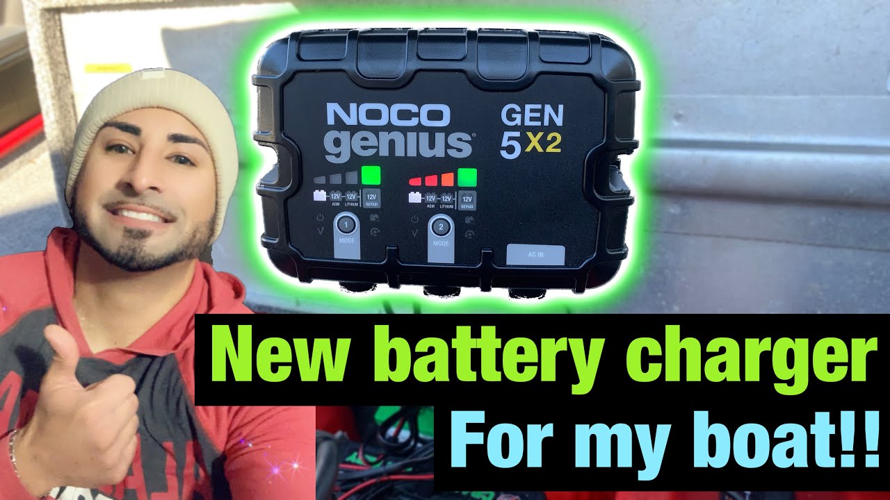 How to install Noco genius charger on bass tracker boat