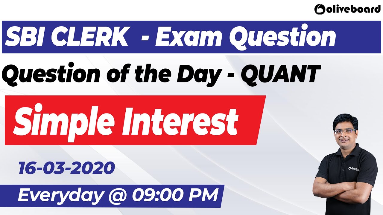 SBI Clerk | Simple Interest | Tricks For Simple Interest | Question of the Day