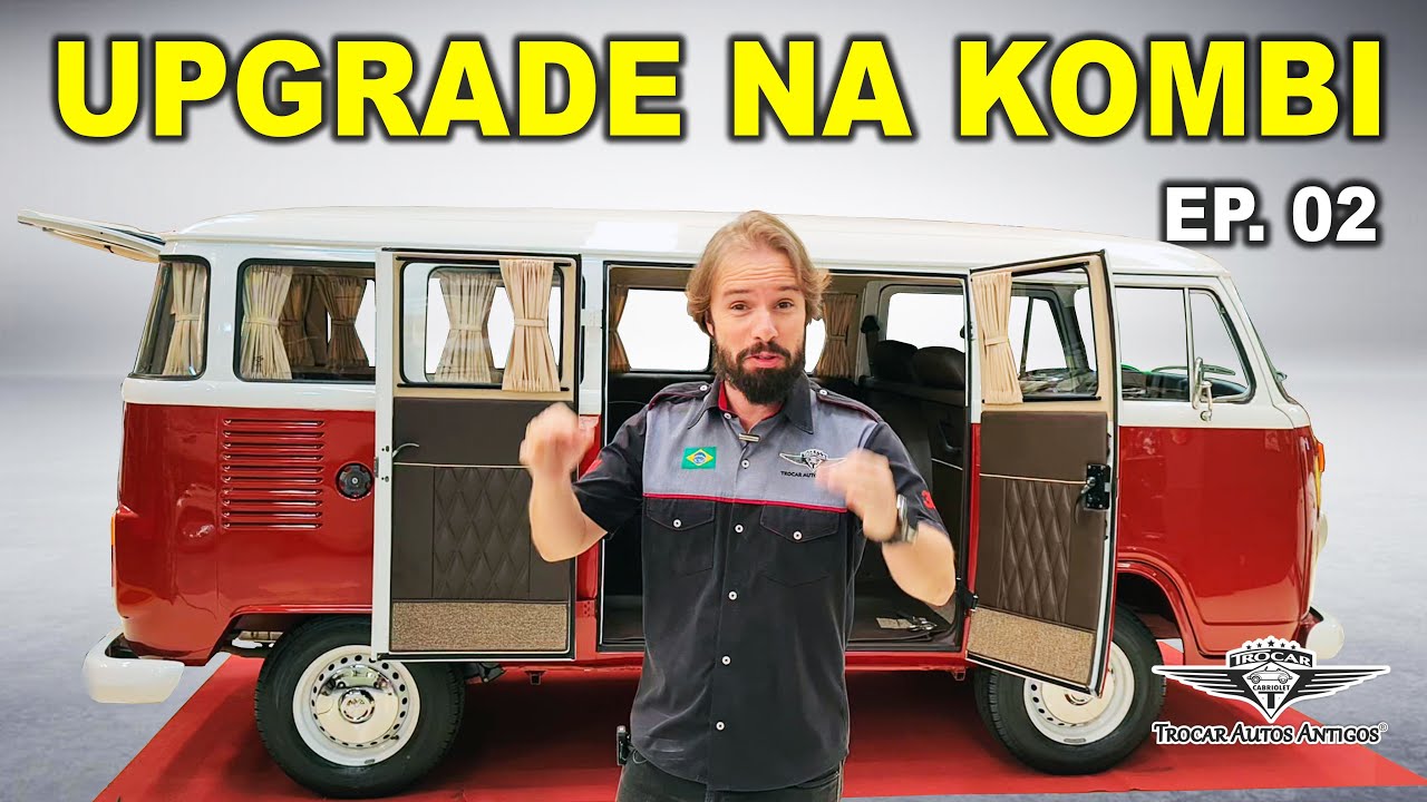 UM LUXO! | Veja como faz DIFERENÇA essas pequenas ALTERAÇÕES! UPGRADE NA KOMBI COM BANCO EM 