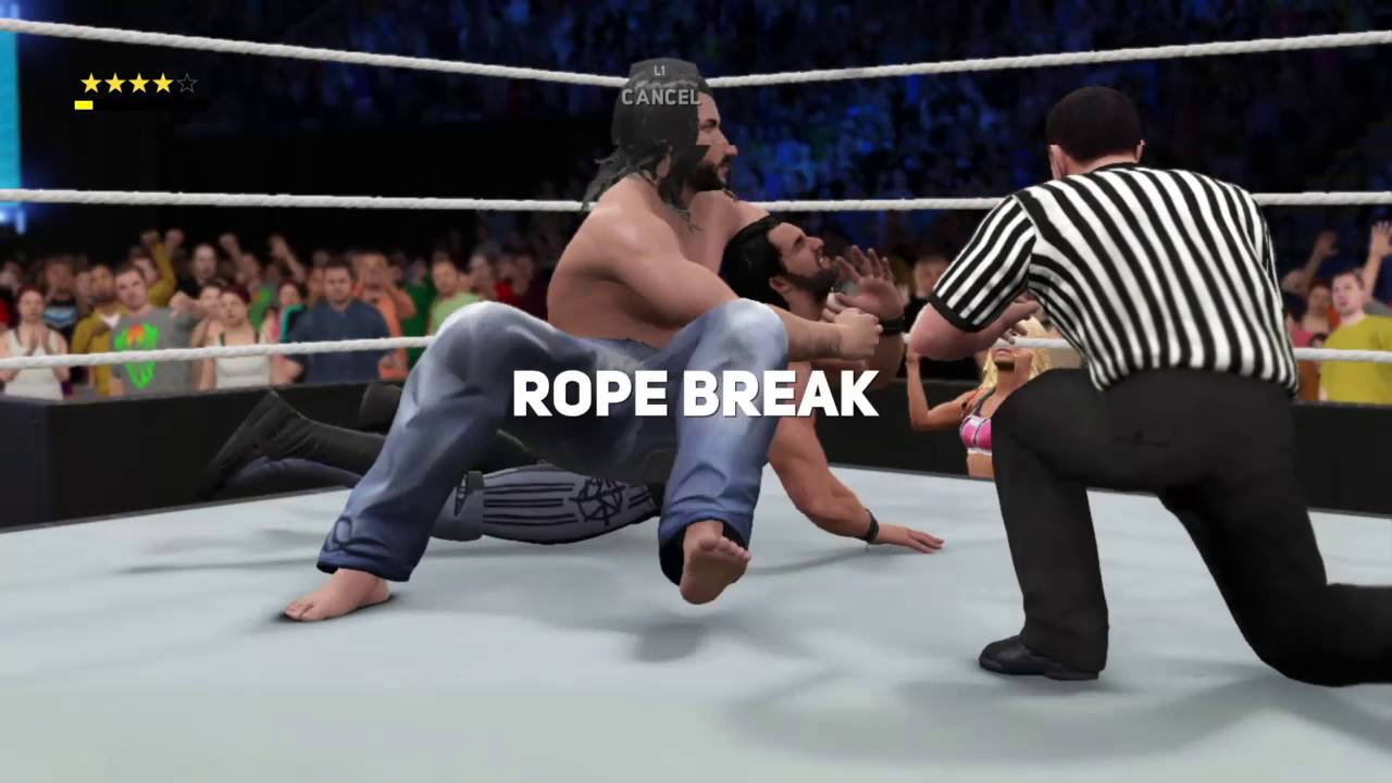 Great Heel ending in a match with Rollins. - WWE 2K17