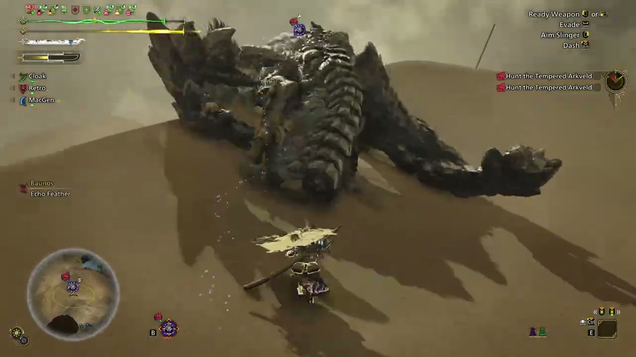 Monster Hunter Wilds, dual Arkvelds
