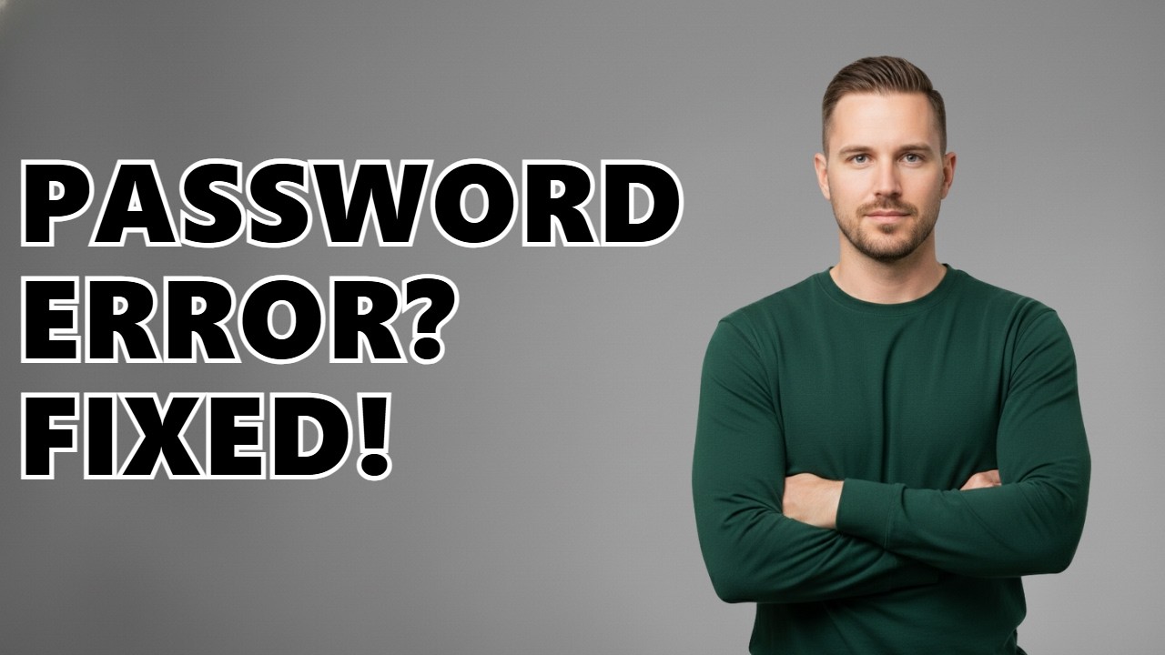 Why Does Outlook IMAP Say Incorrect Password?