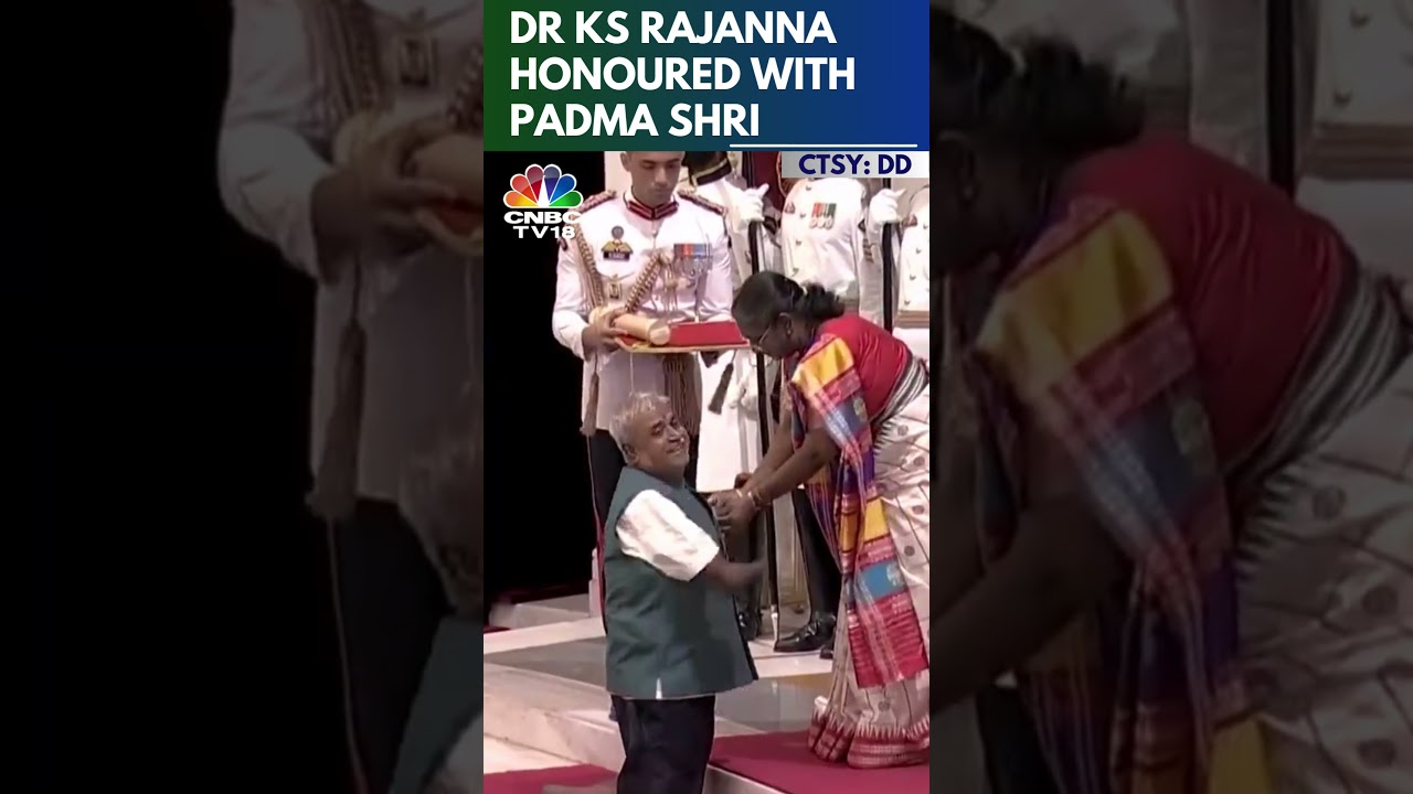 Dr KS Rajanna, 64-yr-Old Specially-Abled Social Worker, Gets Padma Shri Award | N18S | CNBC TV18