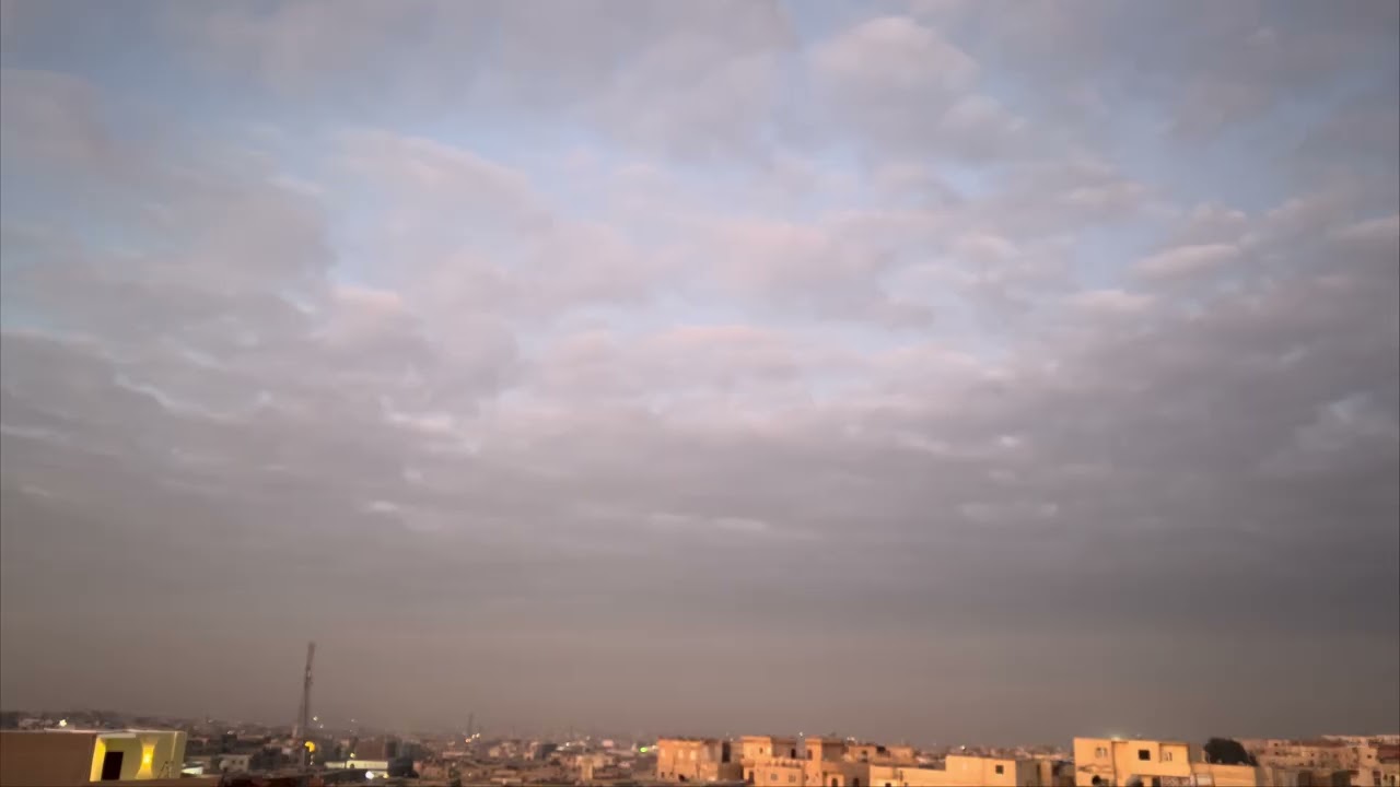 Relaxing Foggy Morning Sky | Gentle Dawn Brightening 10 Min + Nature Sounds