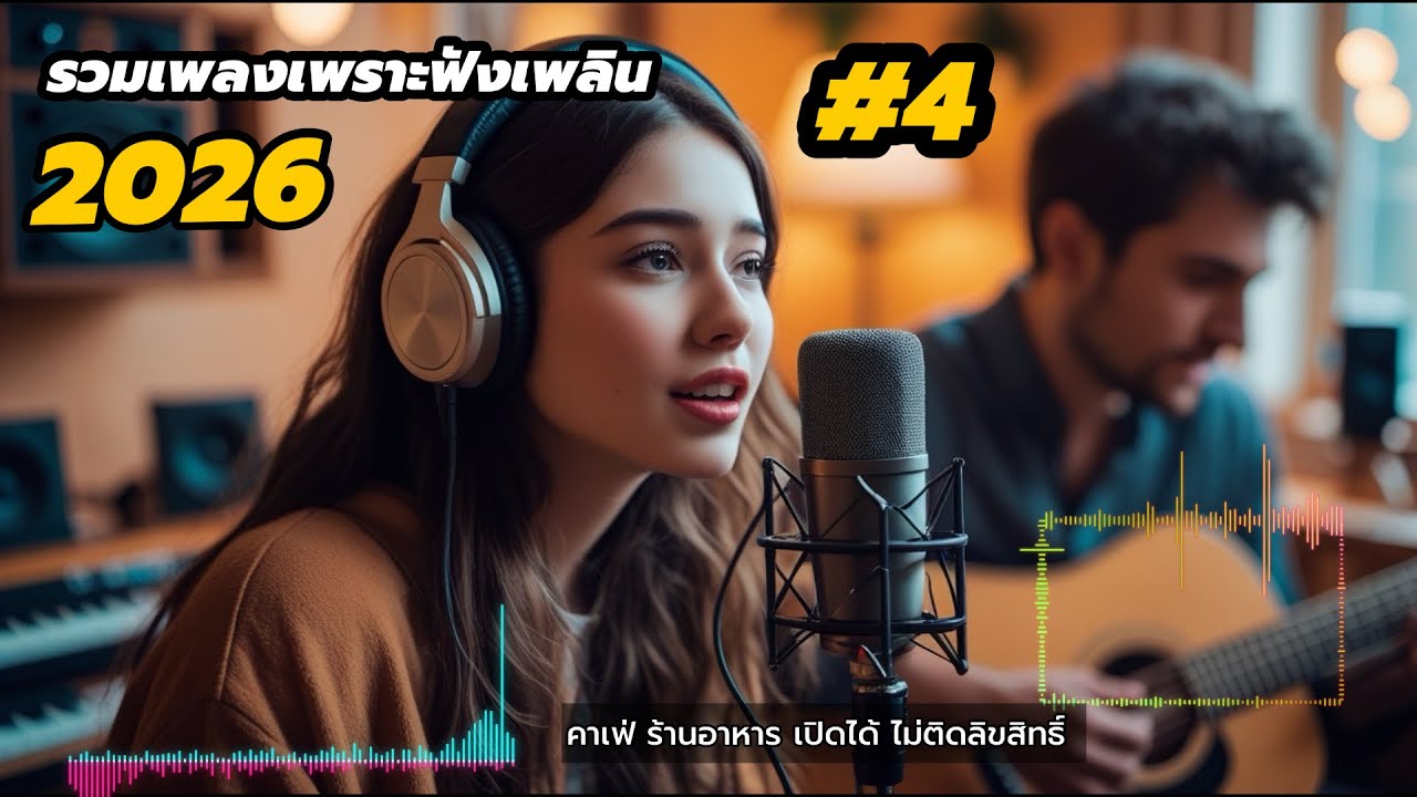 รวมเพลงเพราะฟังเพลิน 2026 #4 | เพลงเปิดคาเฟ่ ร้านอาหาร ฟังยาว ไม่ติดลิขสิทธิ์ | Sanuksanan Music