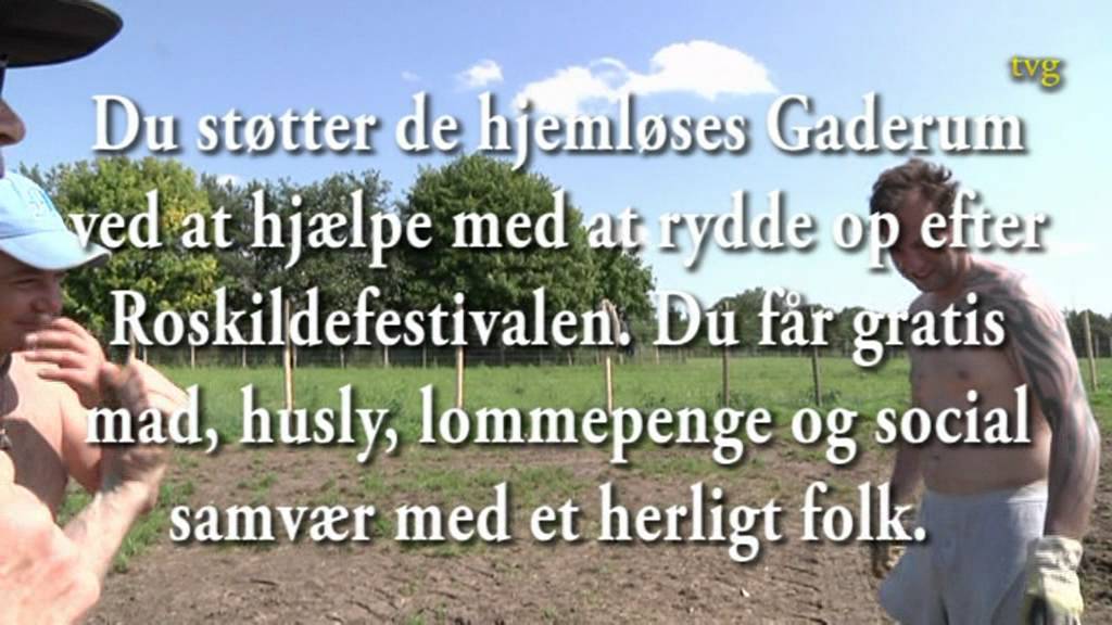 Invitation til Internationalt frivilligt socialt arbejde - Gaderumslejr, fuld forplejning, transport