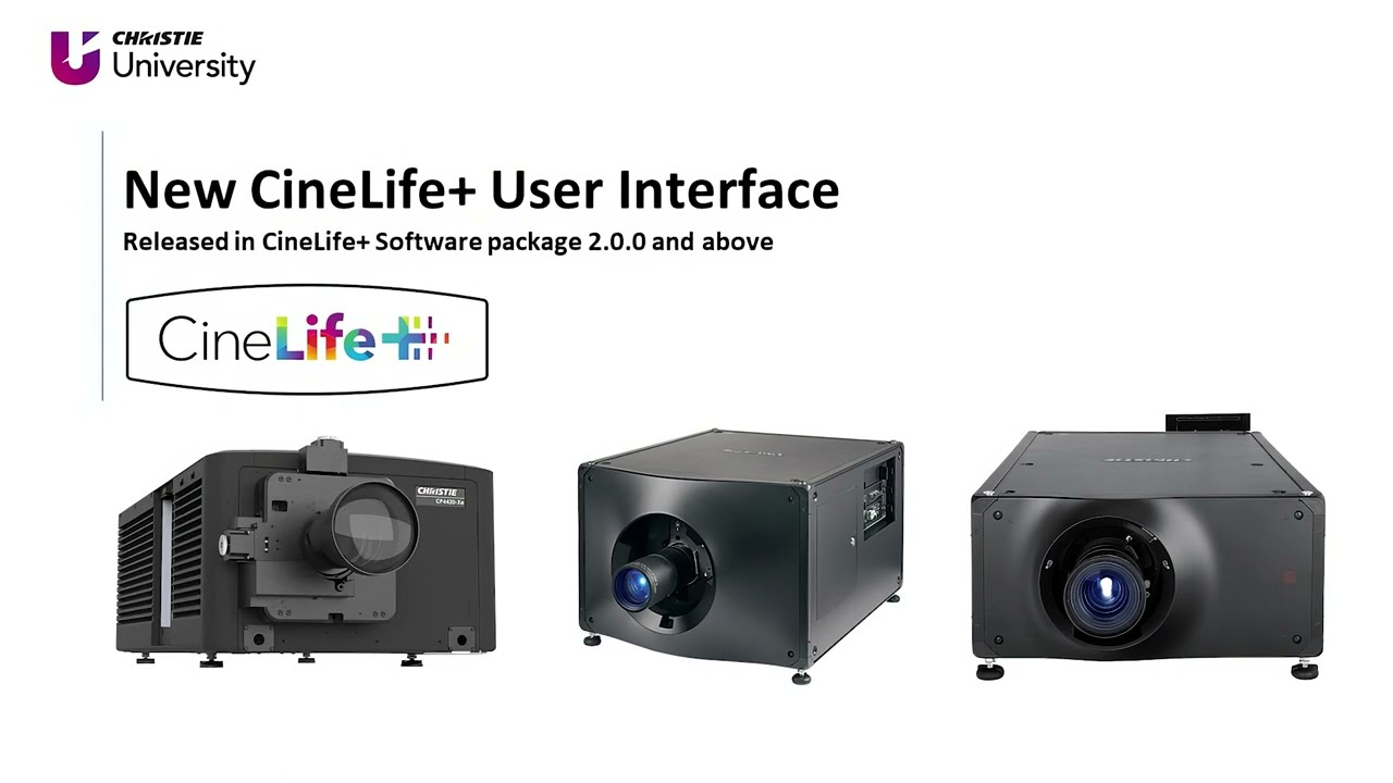 Christie CineLife+ RemoteUI