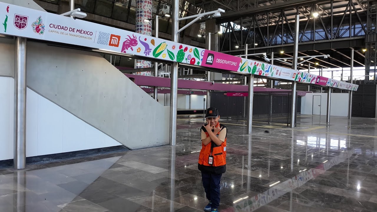 Metro línea 1 de Pantitlán a observatorio recorrido completo