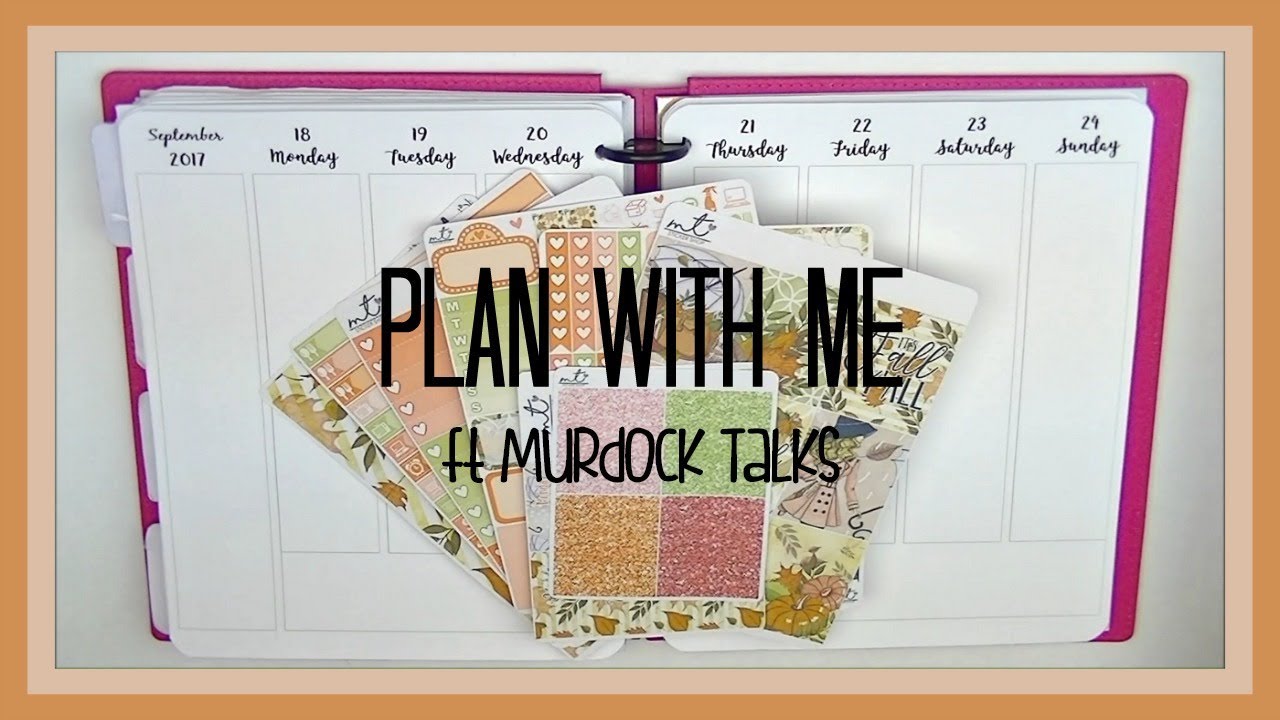PLAN WITH ME // IT'S FALL Y'ALL // MURDOCK TALKS
