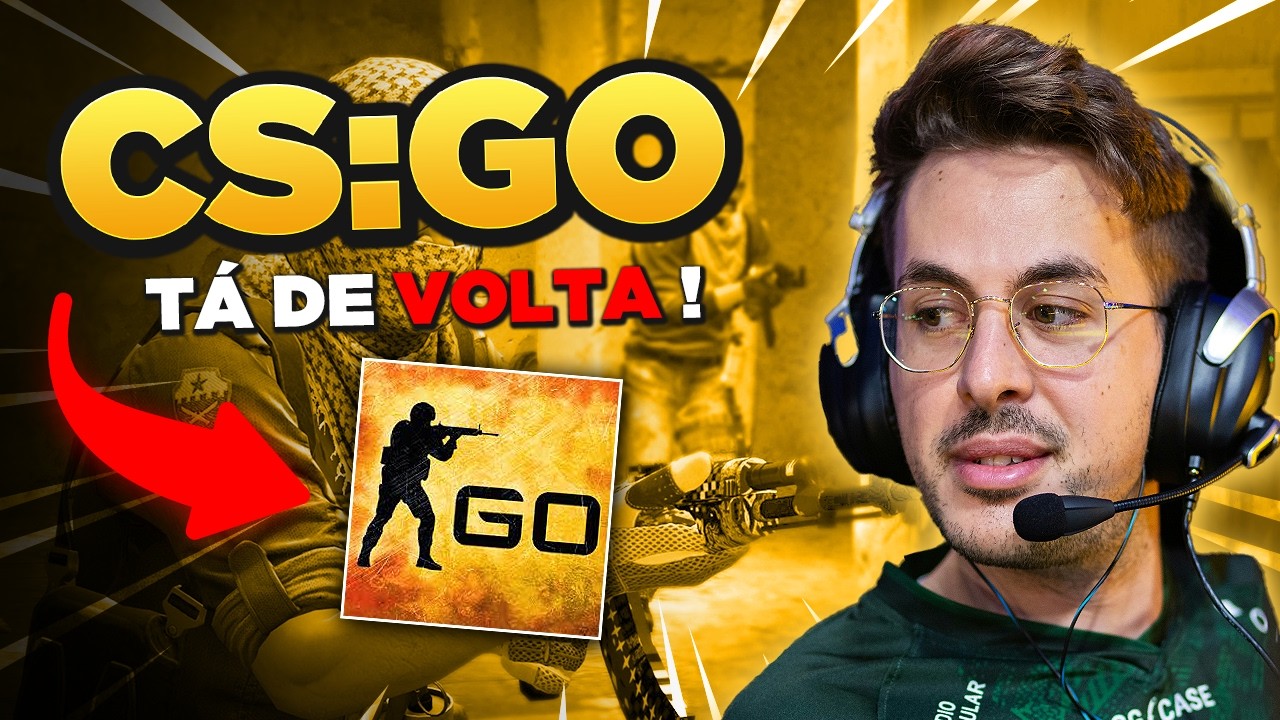 CS:GO VOLTOU! | ROMAN JOGA CS:GO DEPOIS DE ANOS... (sem palavras)