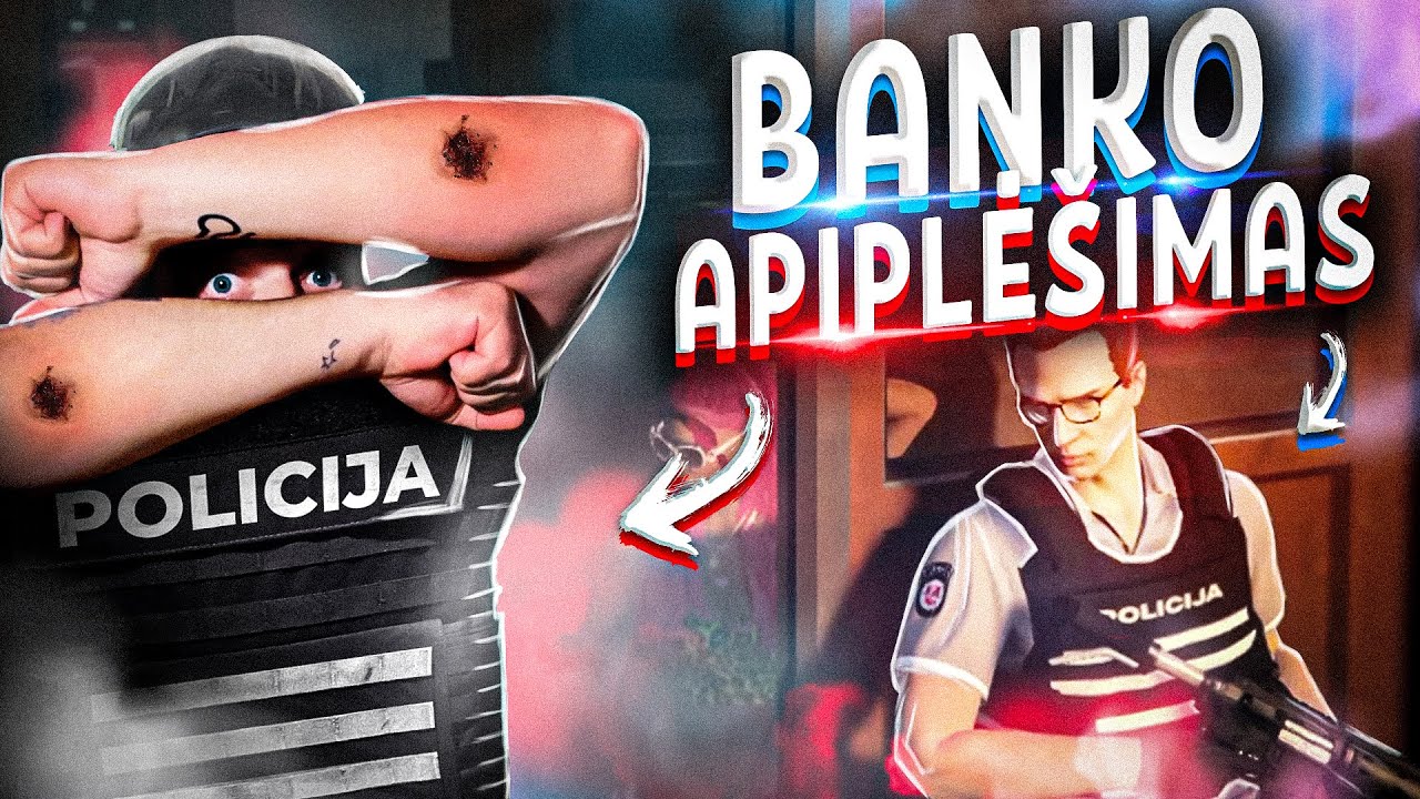 Banko plėšimas... Ruomis į pagalbą !!!