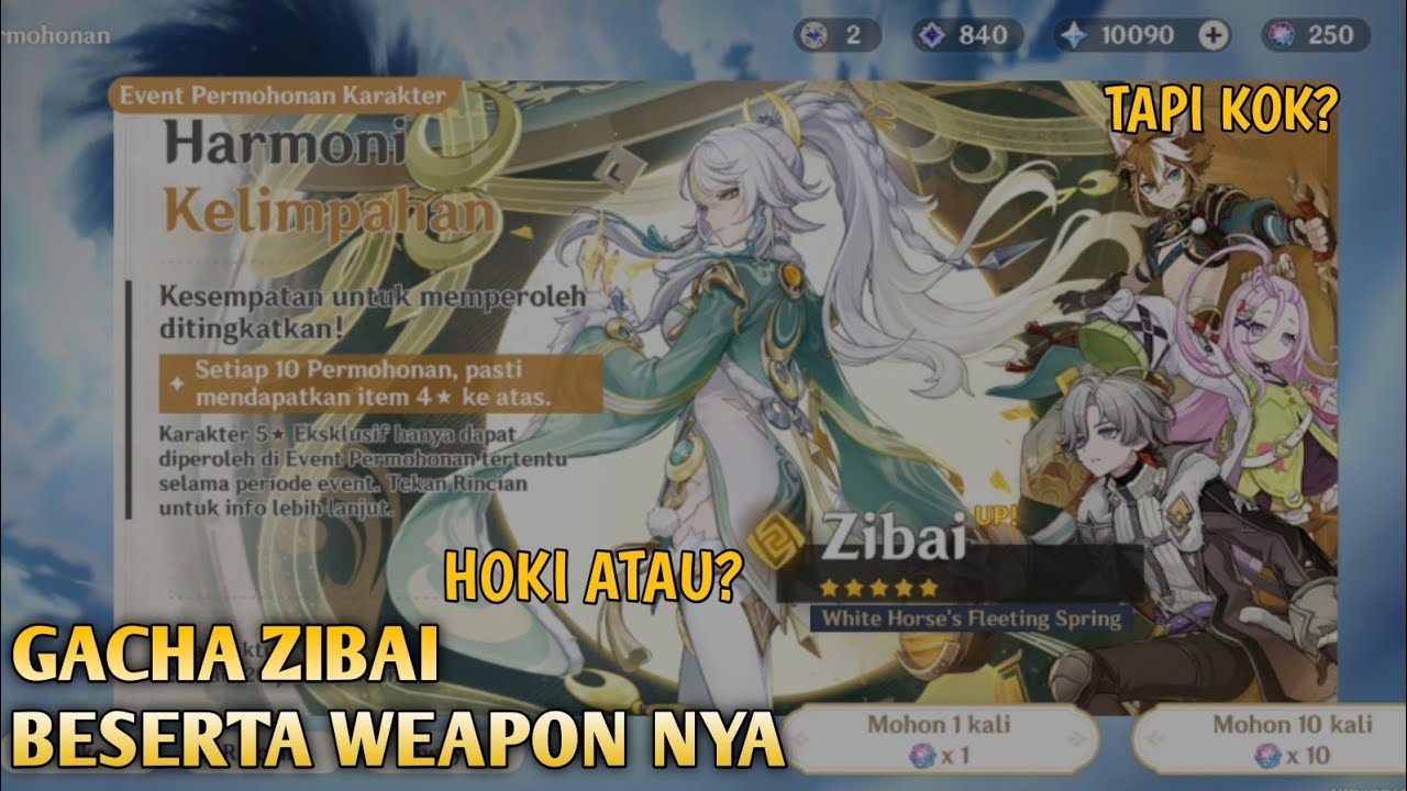 Gacha Zibai Tapi... KOK?
