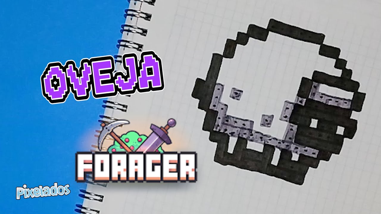 COMO DIBUJAR OVEJA - FORAGER PIXEL ART - PIXELADOS