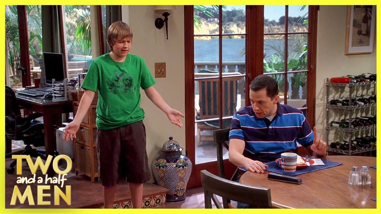 Jake Gets Grounded for Mooning | Two and a Half Men