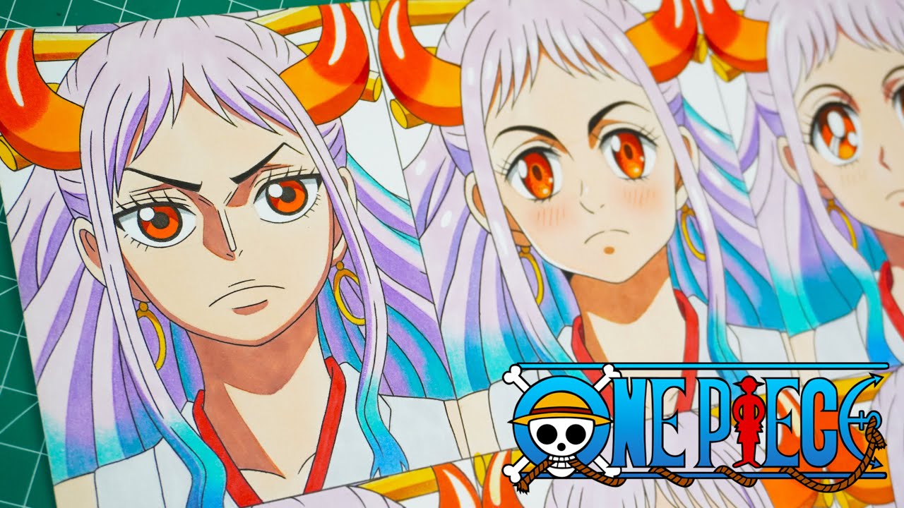 Drawing Yamato in  Different Anime Styles || One Piece