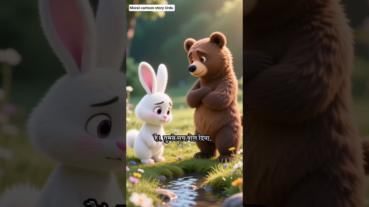 “Sachchi Dosti | Short Moral Story for Kids in Urdu | Bachon Ki Kahani”🐰🐻