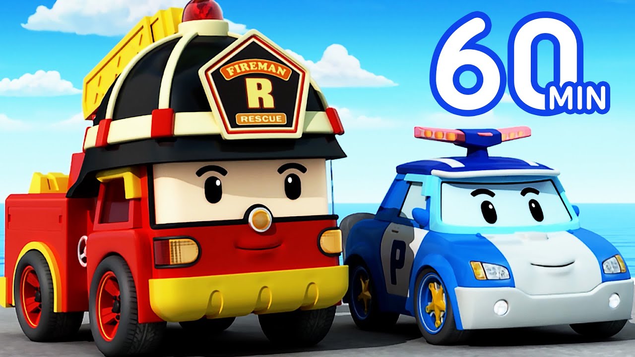 Robocar POLI Espa&ntilde;ol Oficial│&iexcl;Accidente en el Acantilado!│Сolecci&oacute;n 1 Hora│Robocar POLI TV espa&ntilde;ol