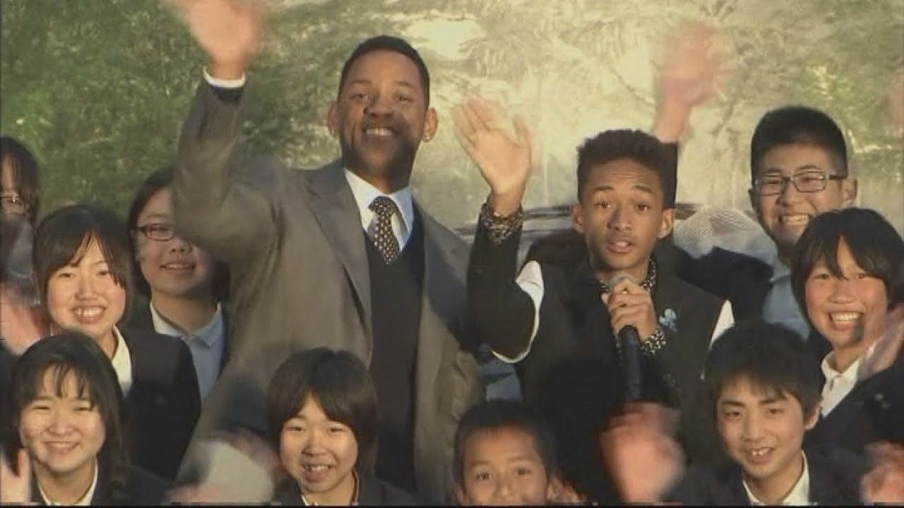 Will Smith and Jaden Smith rap together at After Earth Tokyo premiere